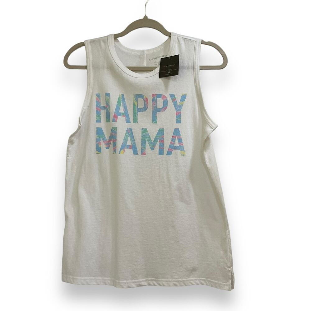 Grayson Threads Hello Gorgeous Happy Mama graphic Tshirt NWT